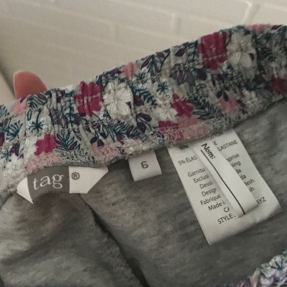 Lovely Floral Summer Skort Girl Size 6 - Picture 5 of 7